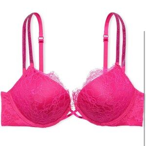 NWT Victoria Secret Very Sexy Bombshell Double Shine Strap Push Up Bra